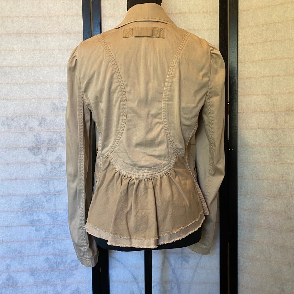 Tom K Nguyen Button Up Jacket with Ruffles - Picture 6 of 6